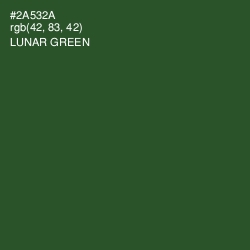 #2A532A - Lunar Green Color Image